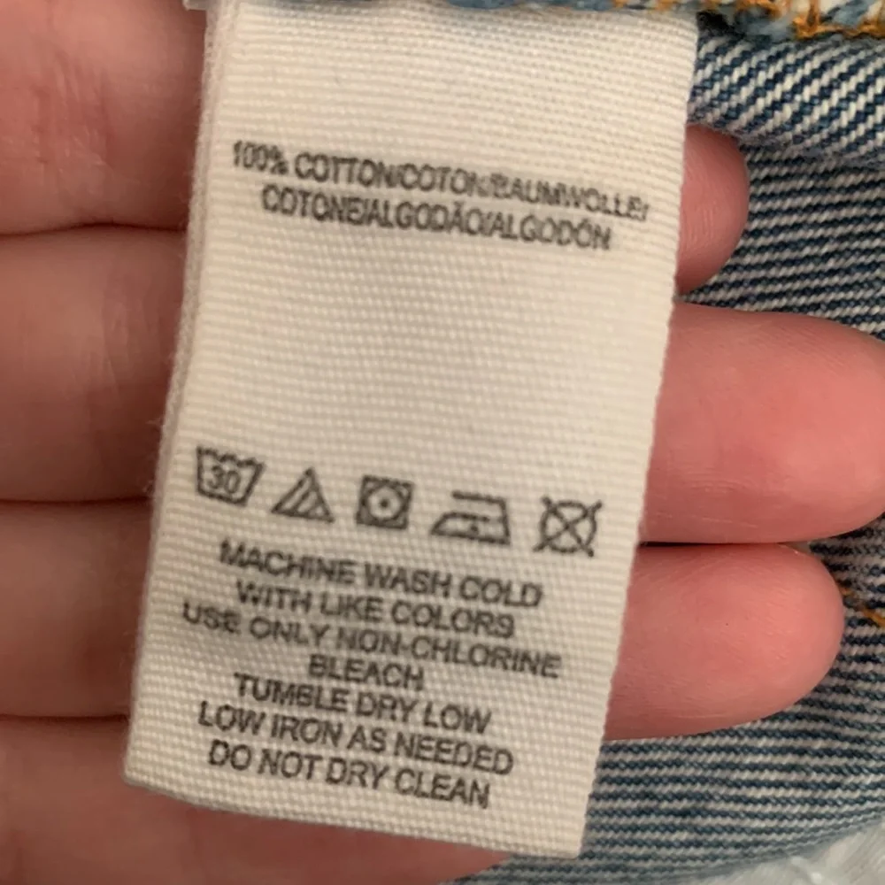 Free people denim mini skirt - Picture 6 of 8